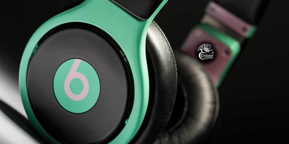 Купить Эксклюзивные наушники Beats Green